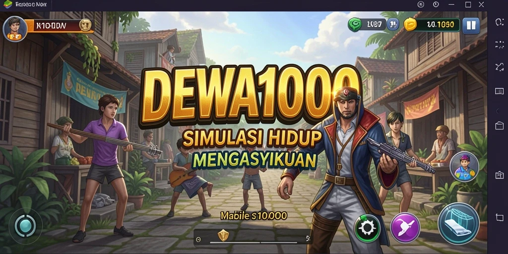 Tampilan gameplay DEWA1000 yang menarik dan mendalam.
