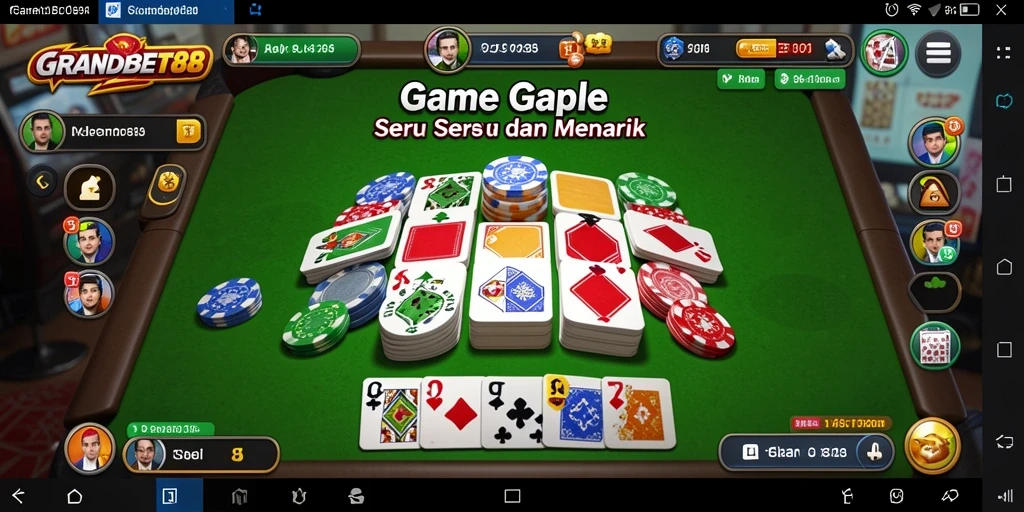 Tampilan gameplay GRANDBET88 yang seru dan interaktif.