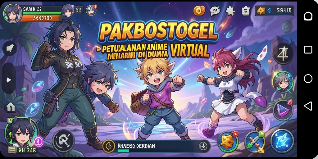 Tampilan gameplay PAKBOSTOGEL yang seru dan penuh warna.
