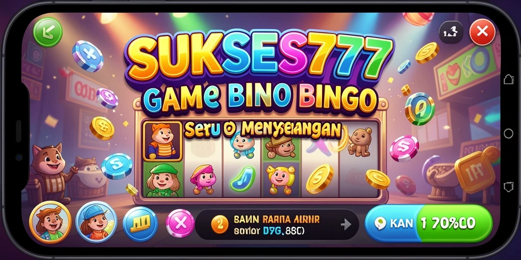 Tampilan gameplay menarik dalam permainan Bingo SUKSES777.